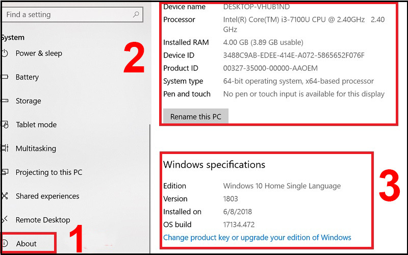 Cach Xem Thong So Chi Tiet Cau Hinh May Tinh